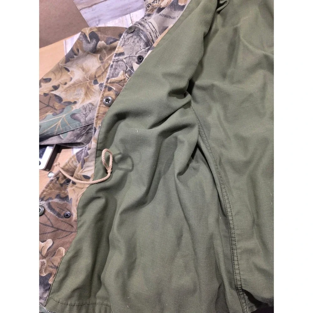 Atlanco M-65 Field‎ Jacket Mens Medium Regular Advantage Timber Camo Made in USA